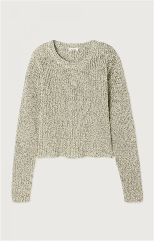 American vintage - Twily jumper Black marled cream