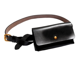 Plissé - Taia belt bag Black 