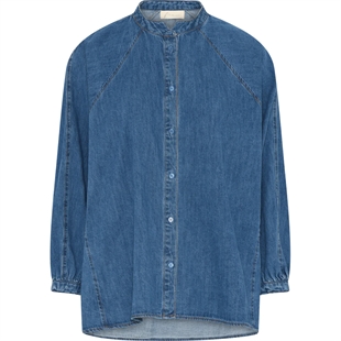 Frau - Tokyo Short Shirt Medium blue denim