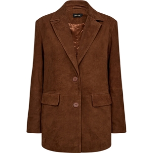 Depeche - Zenia blazer Suede cognac 