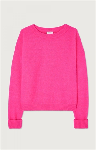 American Vintage - Vitow strik Neon pink melange
