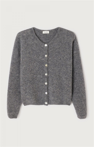 American Vintage - Vitow cardigan Steel melange