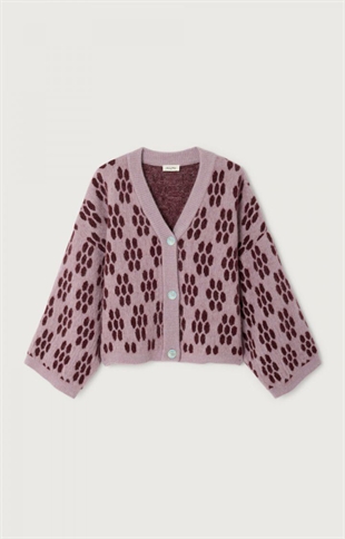 American vintage - Vitow cardigan Orso lilas