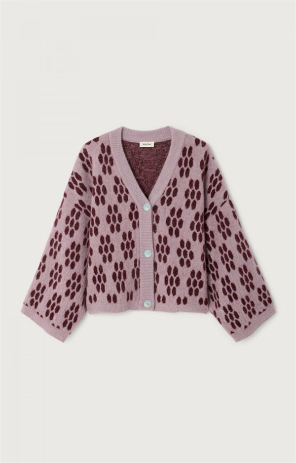 American vintage - Vitow cardigan Orso lilas
