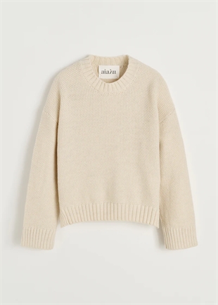 Aiayu - Vetla strik Pure ecru