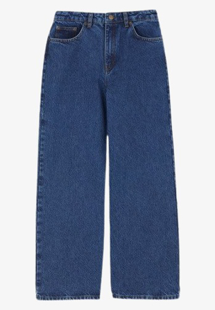 Skall Studio - Wide leg jeans Mid blue denim