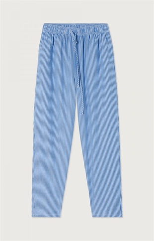 American vintage - Zatybay trousers Aqua stripes 