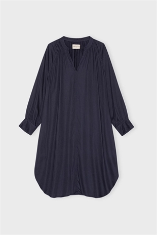 Moshi moshi mind - Above dress silky Dark navy