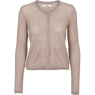 Basic apparel - Adi cardigan Natural melange
