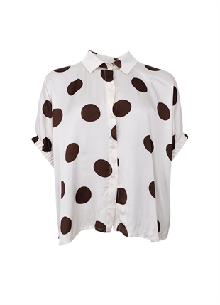 Black colour - Bcmabel shirt Off white dot