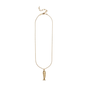 ANNI LU - Someting fishy necklace Gold