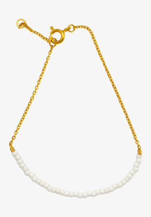 Lulu Copenhagen - Bracelet Gold/White