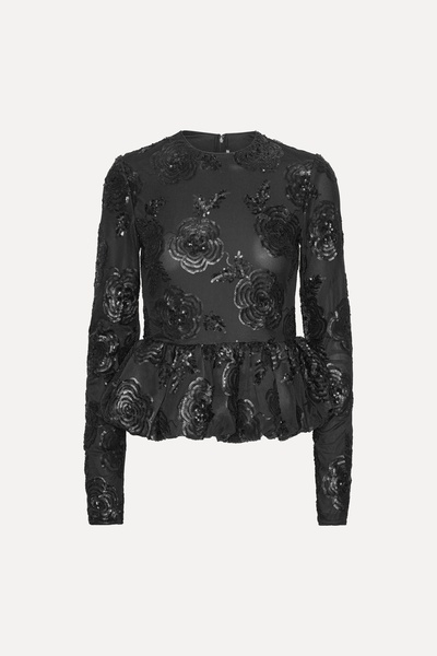 Rotate - Sequins bubble top 