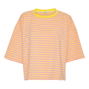 The selection - Ruth t-shirt Yellow/rose