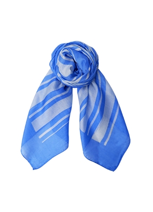 Black colour - BCkaisa silk scarf Blue