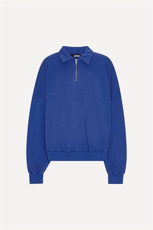 Rotate - Myla polo sweater Sodalite blue