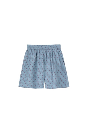 Skall - Edgar shorts Florence print/blue