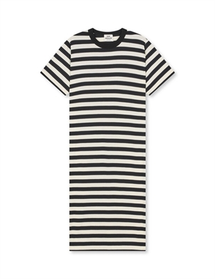 Mads Nørgaard - Elly dress Black/vanilla ice
