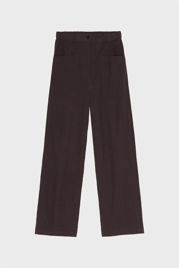 Moshi Moshi mind - Everly pants crepe Chocolate