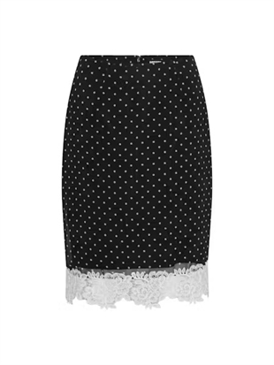 Rotate - Laceband pencilskirt
