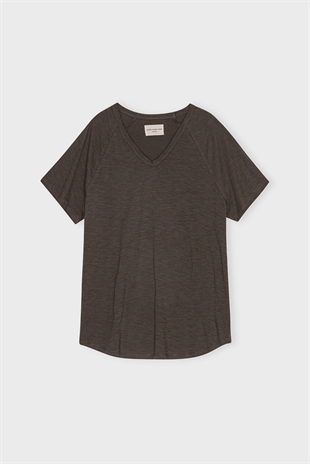Moshi moshi mind - Favourite tee Dark brown