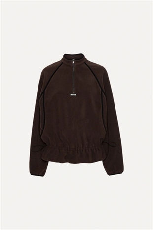 Rotate - Fleece half zip jacket 
