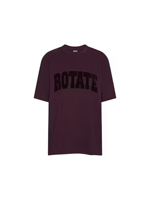 Rotate - Jersey oversized t-shirt Winetasting
