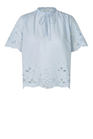Second female - Limona blouse Grey dawn