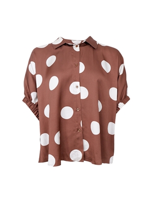 Black colour - Bcmabel shirt Mocca dot