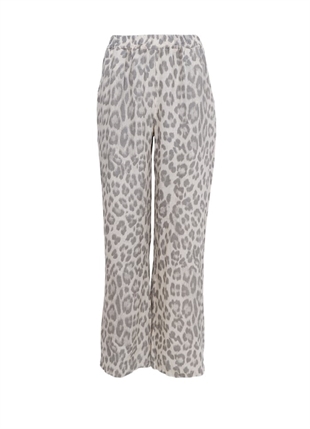 Black colour - Bcmelina linen pant Natural leo