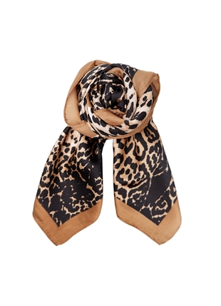 Black colour - BCrani mini scarf Leo