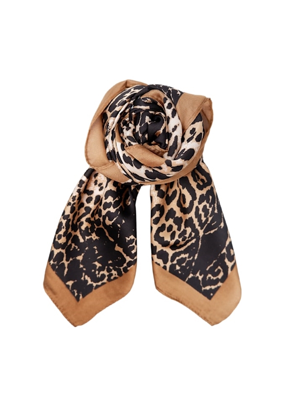 Black colour - BCrani mini scarf Leo