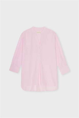 Moshi moshi mind - Posy shirt chambray Light pink