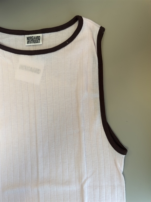 NPS - Tank top kontrast Rose/brown
