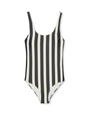 Mads Nørgaard - Sallee swimsuit Black/vanilla ice