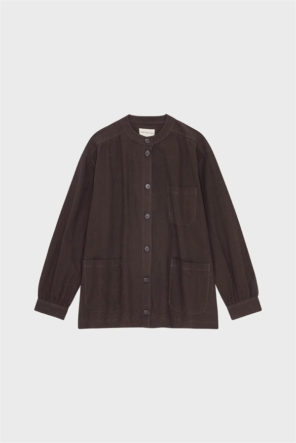 Moshi Moshi mind - Tales shirt crepe Chocolate