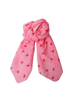 Black colour - BCclaudine mini scarf Pink red